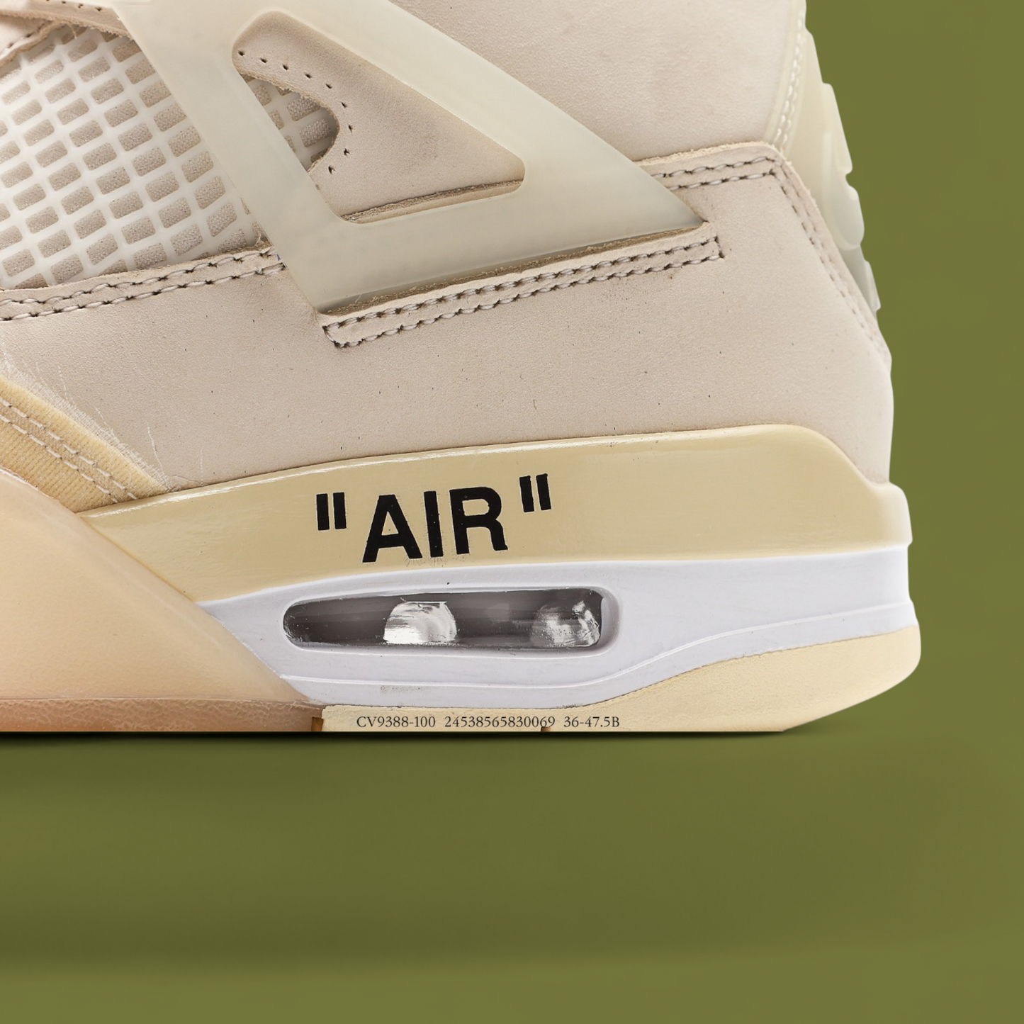 Off-White x Wmns Air Jordan 4 Retro SP 'Sail'