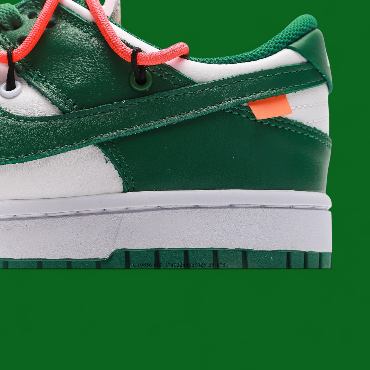 Nike X Off-White Dunk Low "Pine Green"