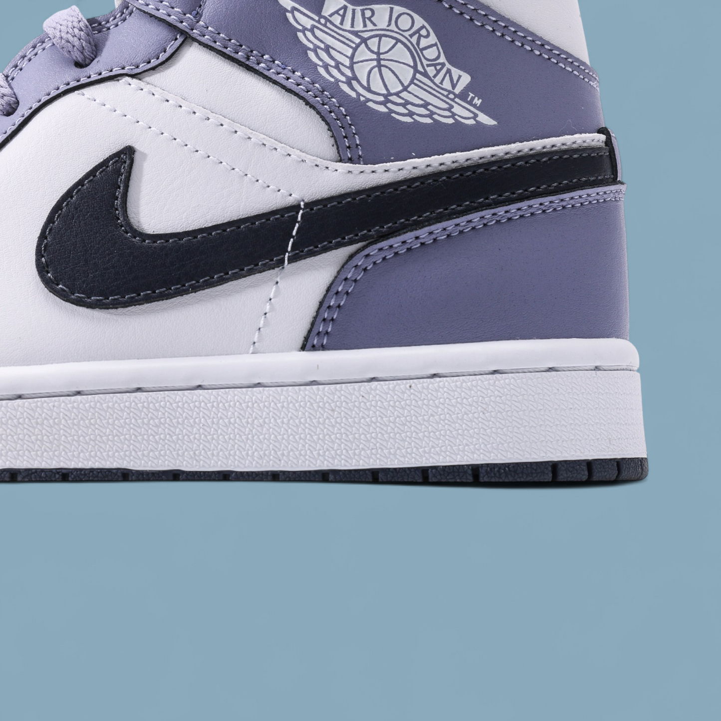 Nike Air Jordan 1 Mid AJ1 Dark Blue Grey