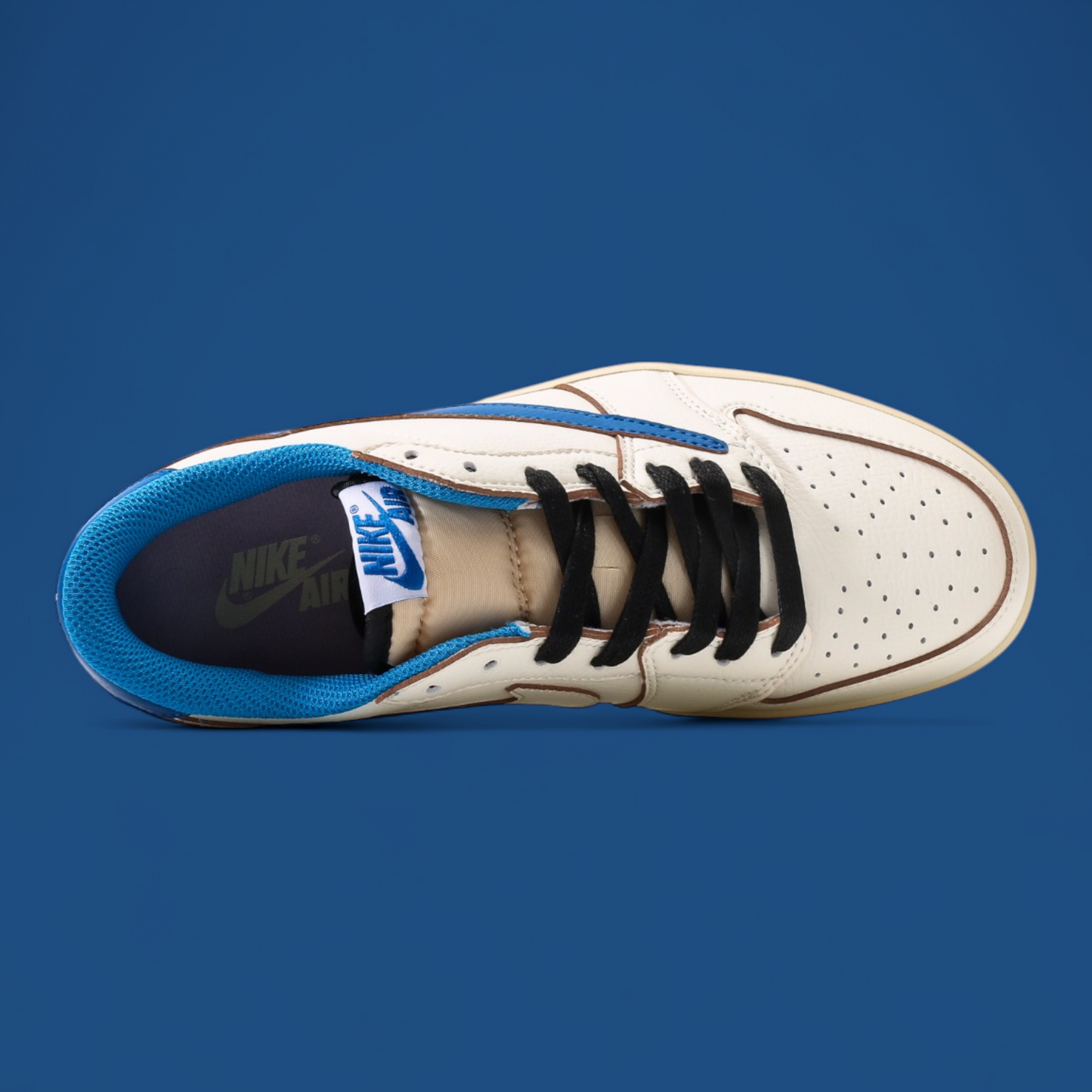Jordan 1 Retro Low OG SP Fragment x Travis Scott Sail