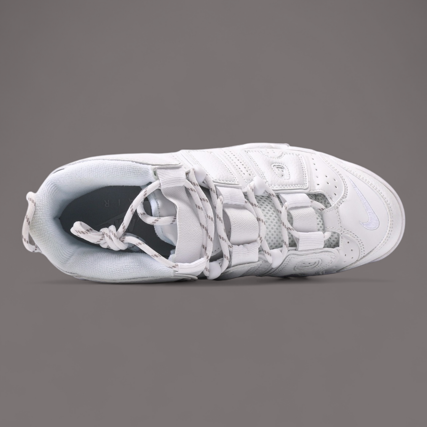 Nike air more uptempo white chrome