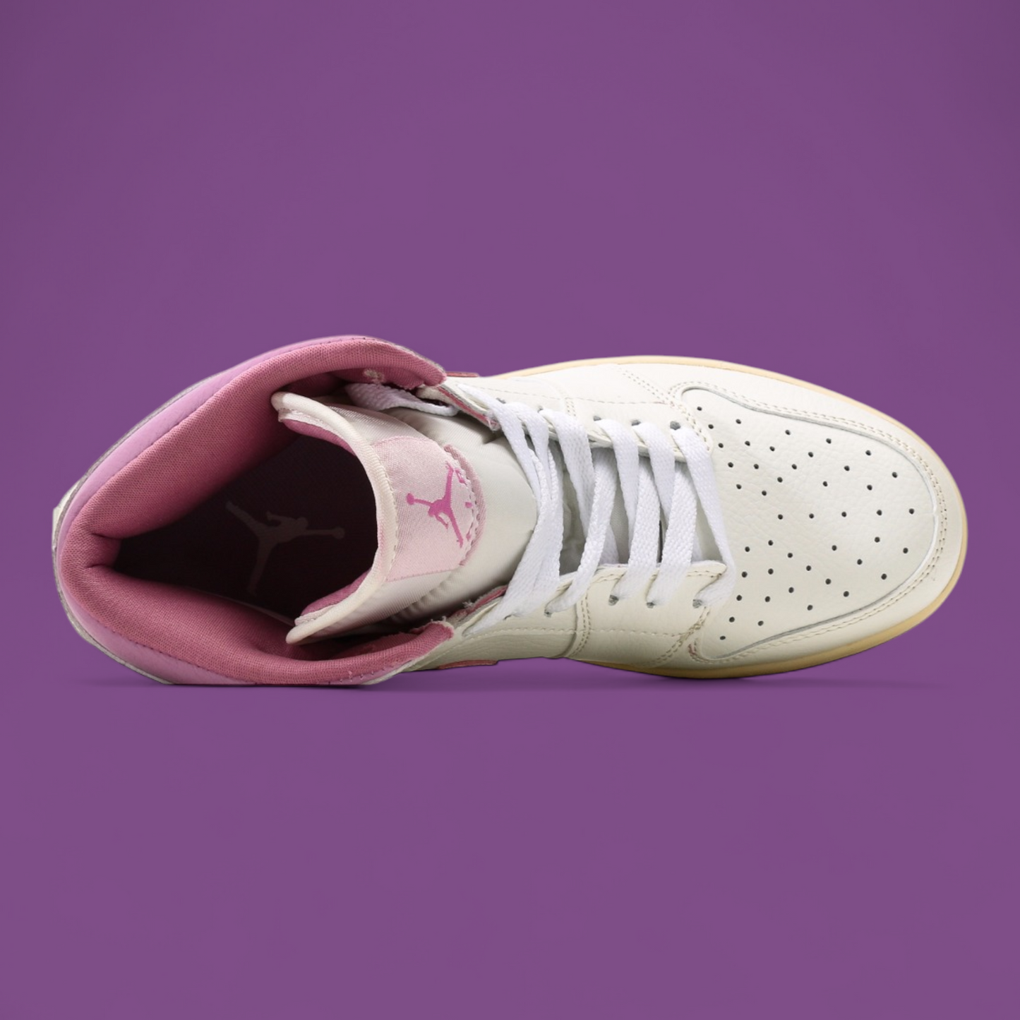 Wmns Air Jordan 1 Mid 'Strawberries & Cream'