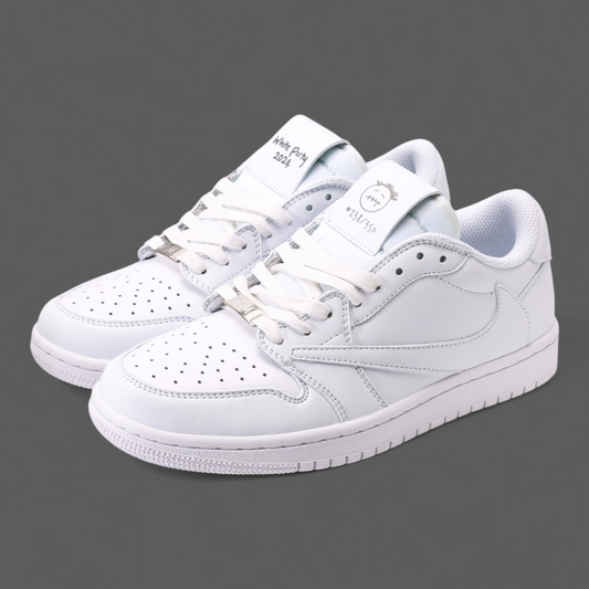 Travis Scott x Air Jordan 1 Low Triple White