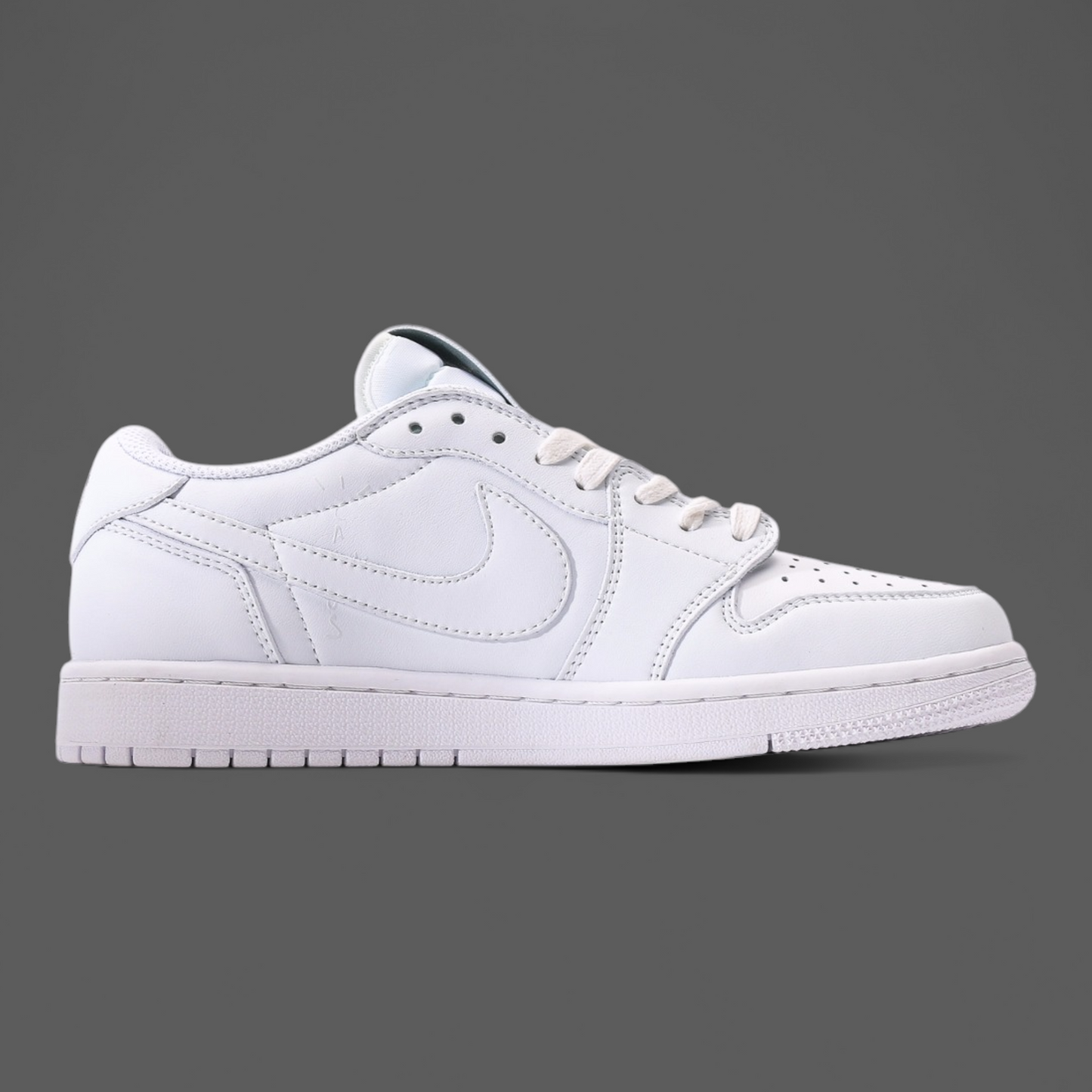 Travis Scott x Air Jordan 1 Low Triple White
