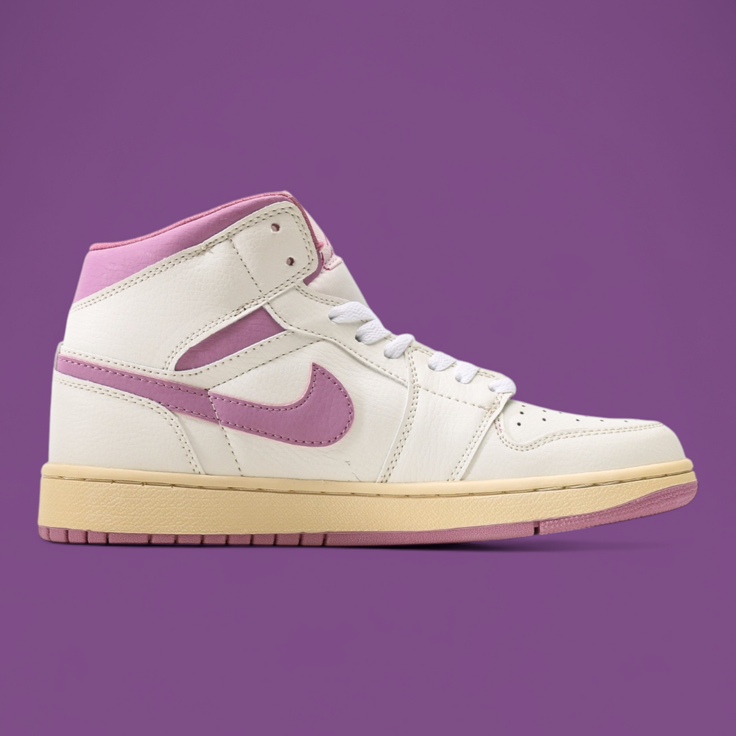 Wmns Air Jordan 1 Mid 'Strawberries & Cream'