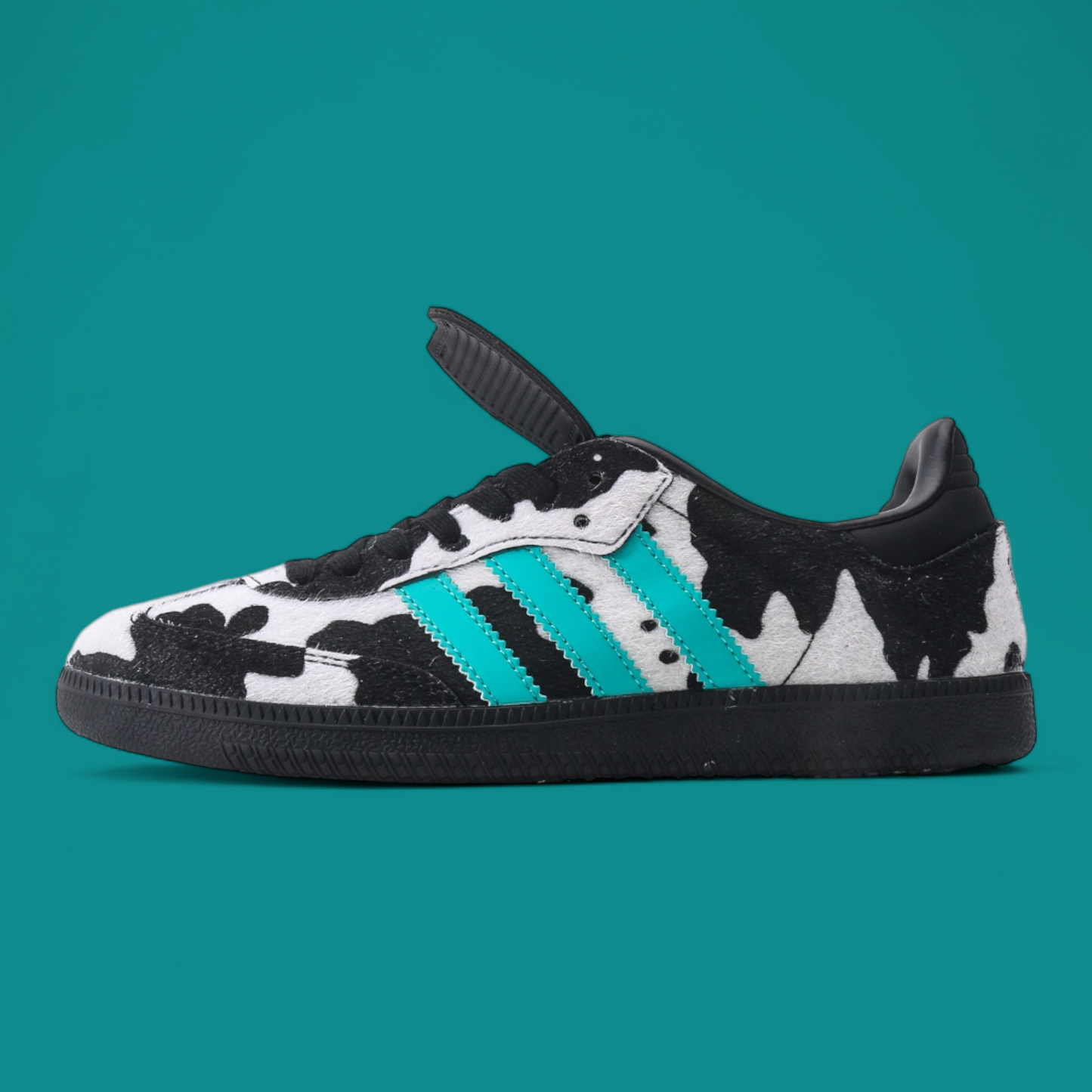 Samba LT Black Green Cow