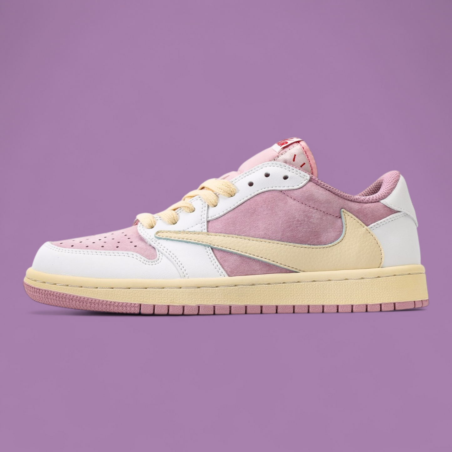 Travis Scott Jordan 1 Low Shy Pink