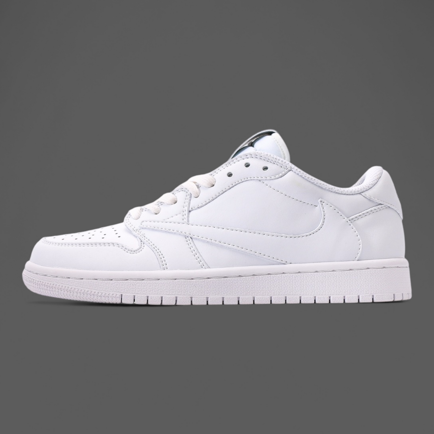 Travis Scott x Air Jordan 1 Low Triple White