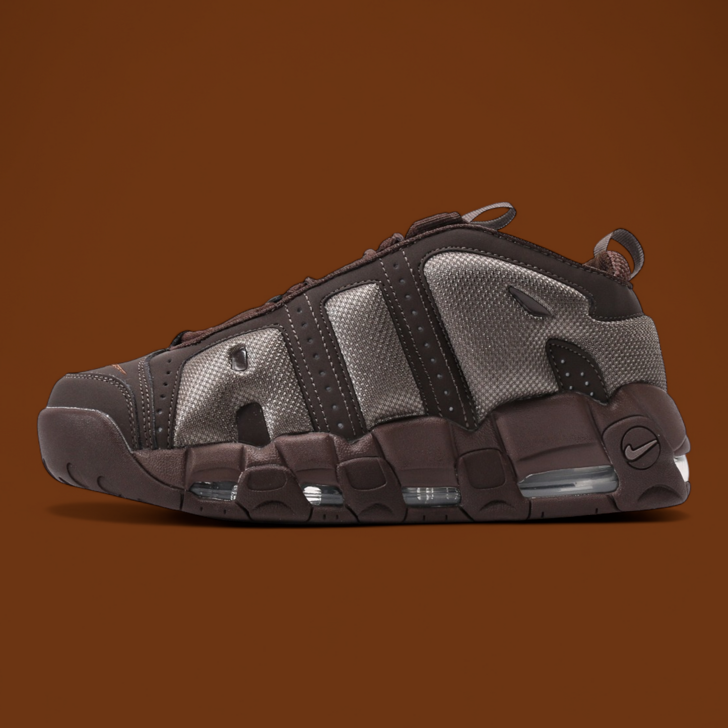 Nike Air More Uptempo Low Marron
