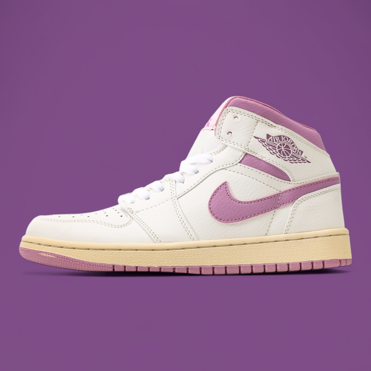 Wmns Air Jordan 1 Mid 'Strawberries & Cream'