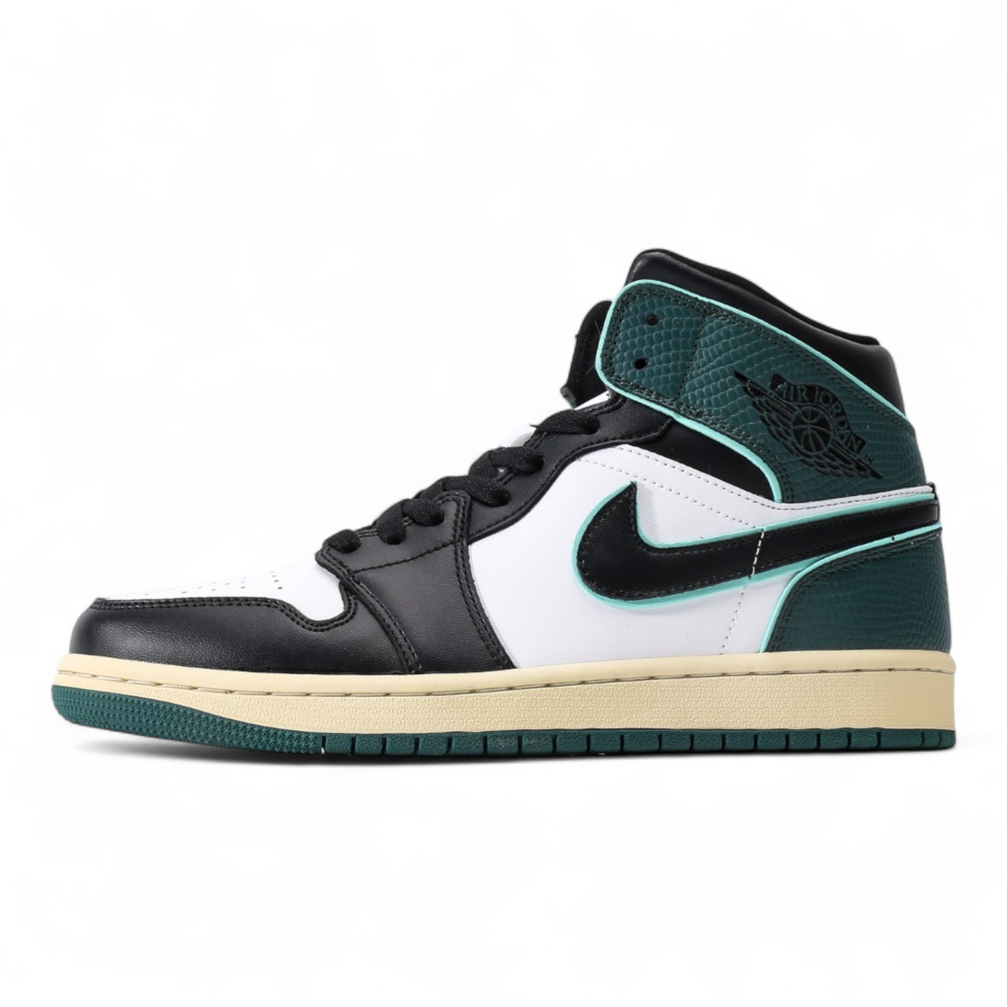 Nike WMNS Air Jordan 1 Mid "Light Dew/Oxidized Green