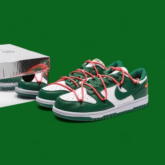 Nike X Off-White Dunk Low "Pine Green"