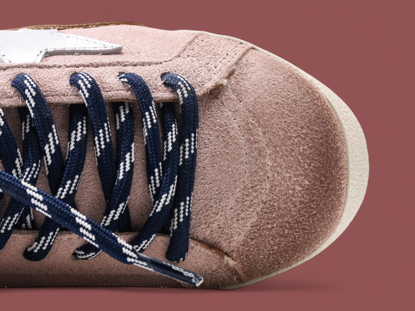 Golden Goose star-patch low-top Pink