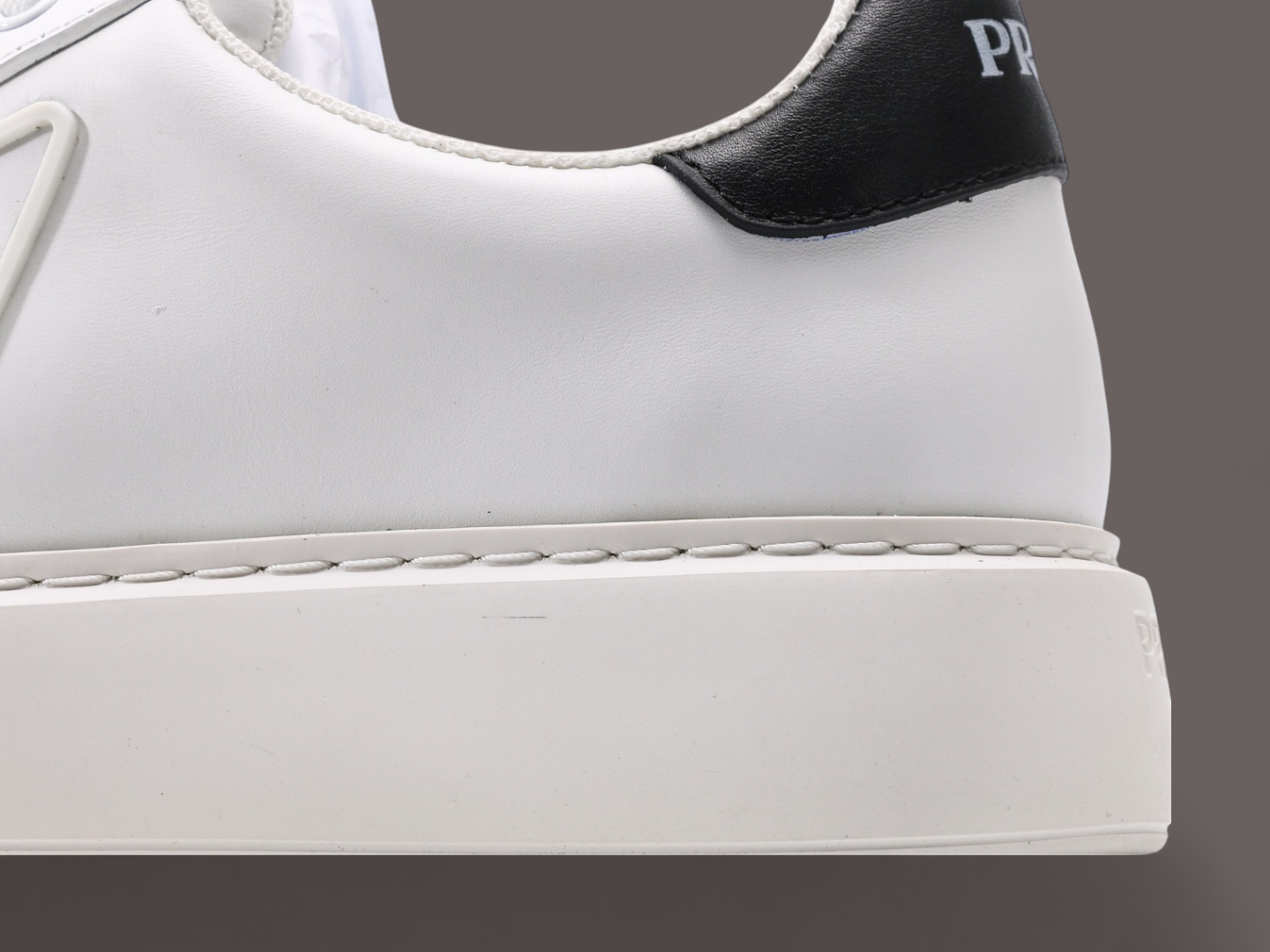 Prada Macro low-top white