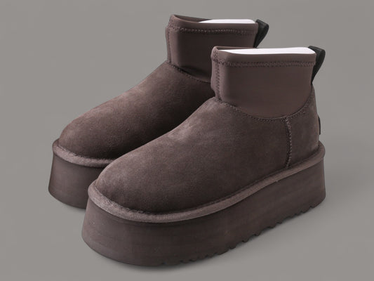 UGG Classic Mini Dipper Boots Grey
