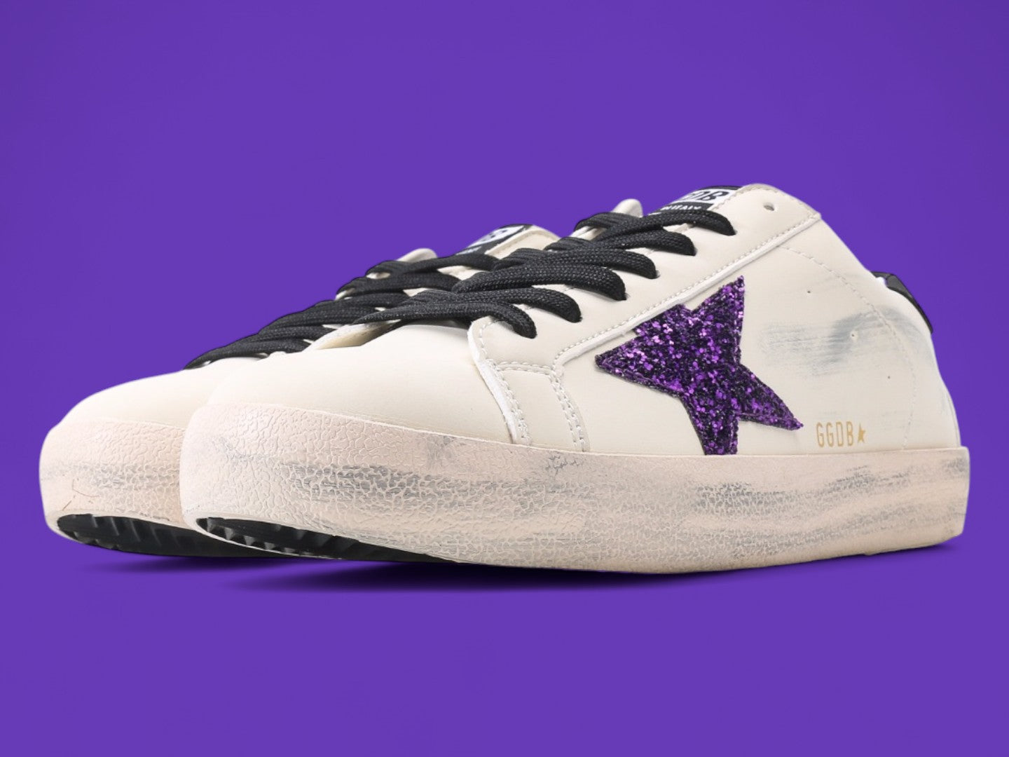 Golden Goose Wmns Superstar 'White Purple'