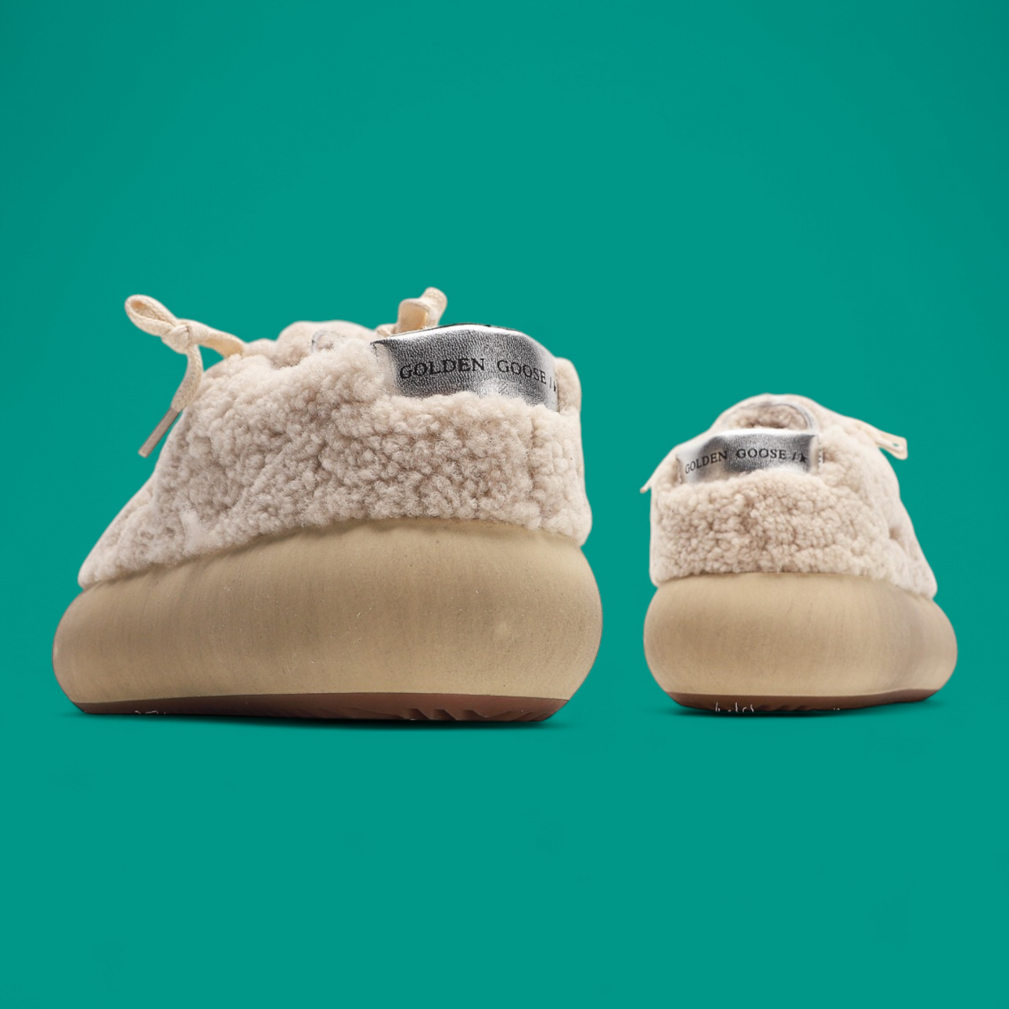 Golden Goose Space Star 'Beige Shearling'