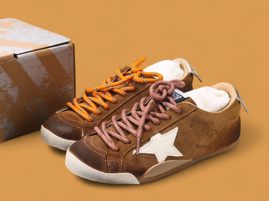 Golden Goose True Star Suede Brown
