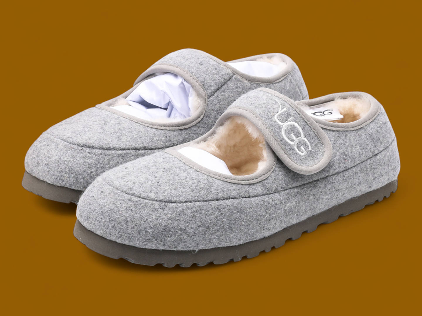 UGG 'bea Mary Jane' Grey Mules