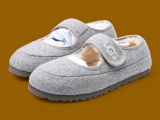 UGG 'bea Mary Jane' Grey Mules