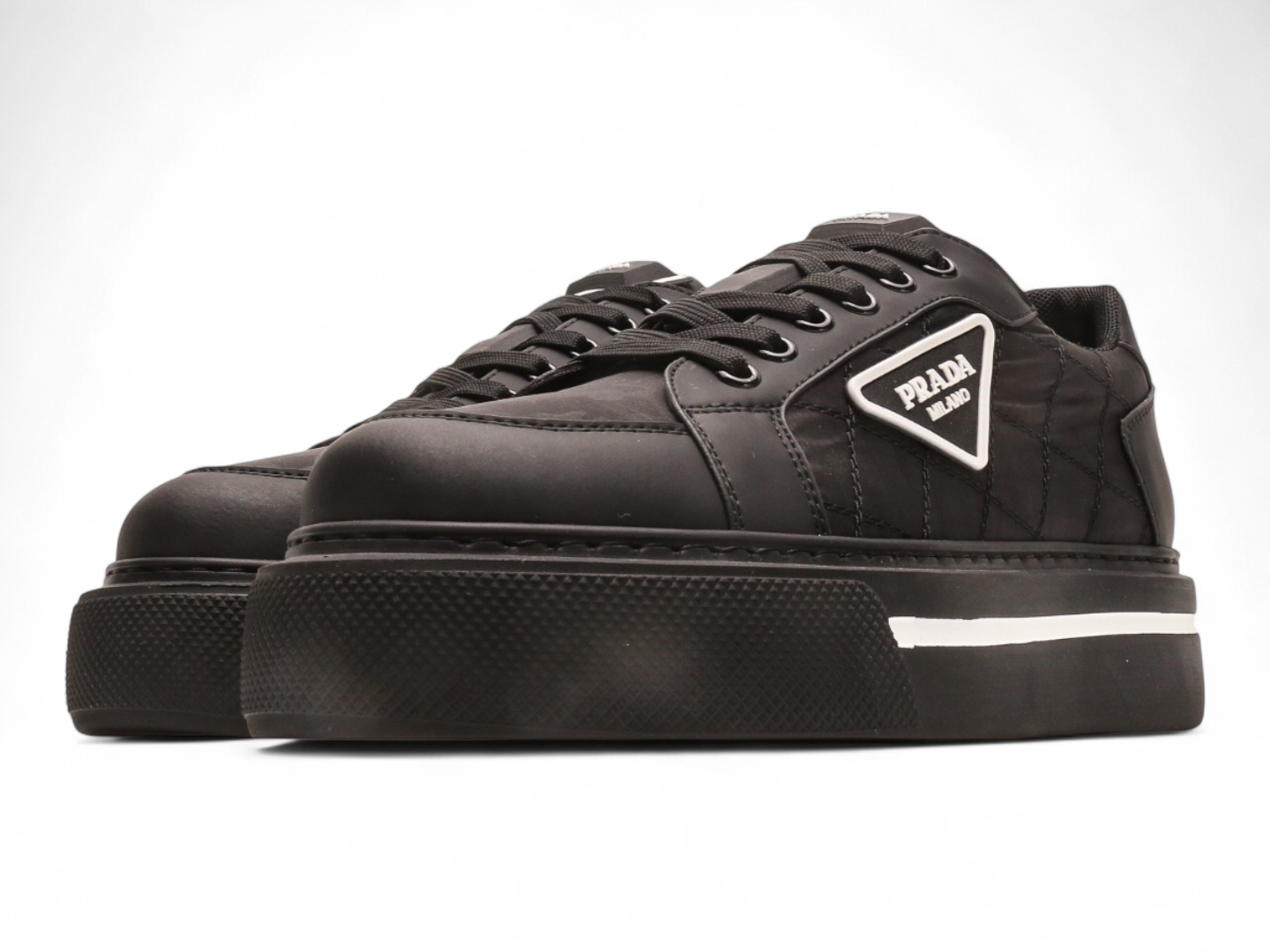 Prada Downtown leather Black