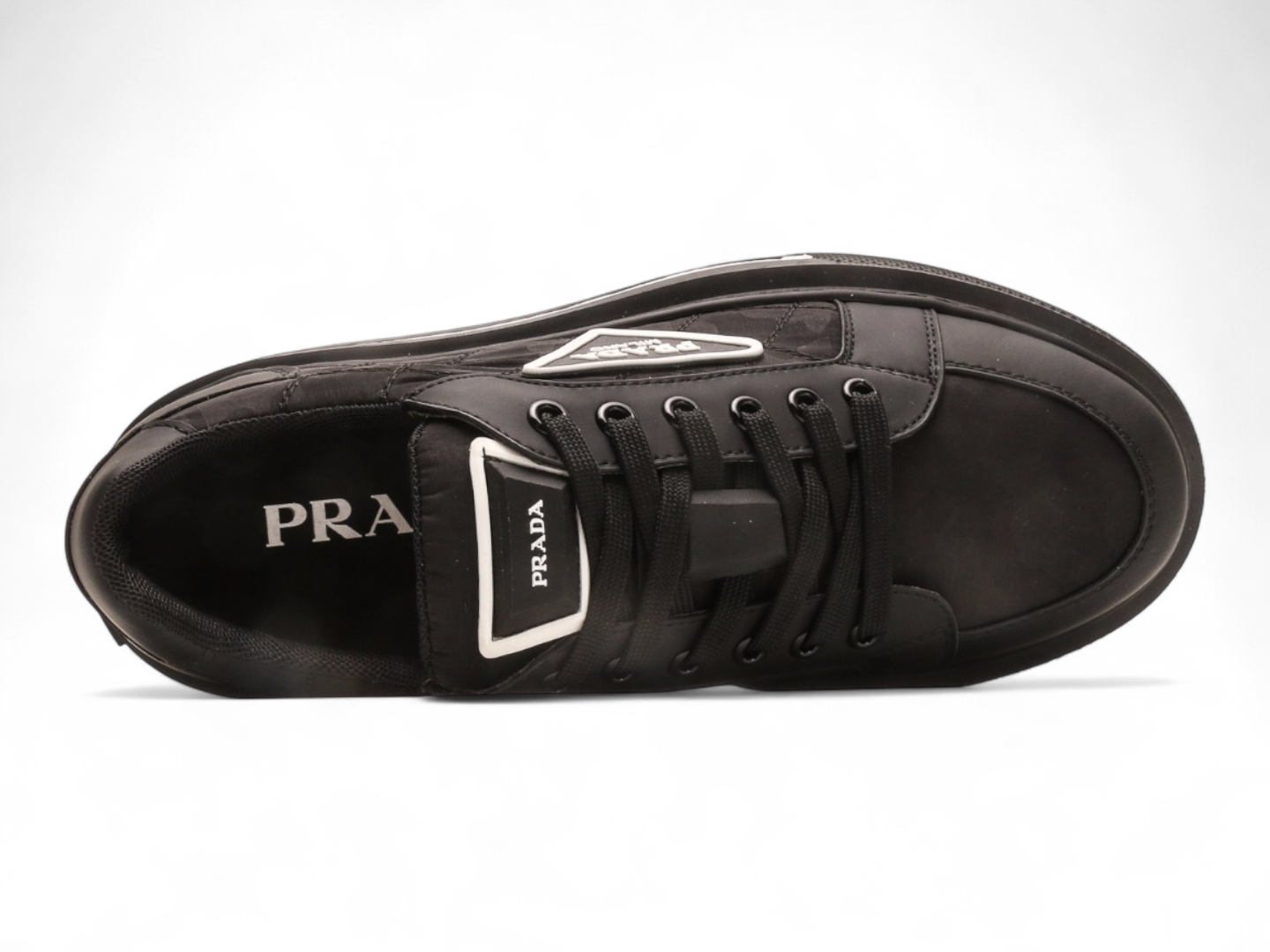Prada Downtown leather Black