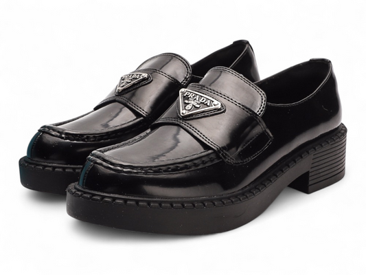 Prada Chocolate brushed leather