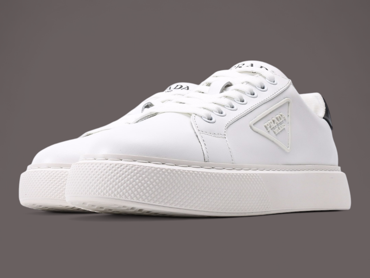 Prada Macro low-top white