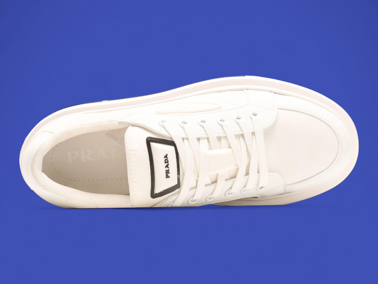 Prada Downtown leather white