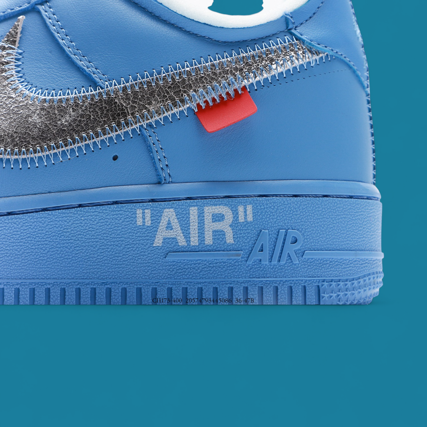 Off White X Air Force 1 Low University Blue