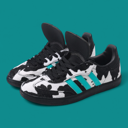 Samba LT  Black Green Cow