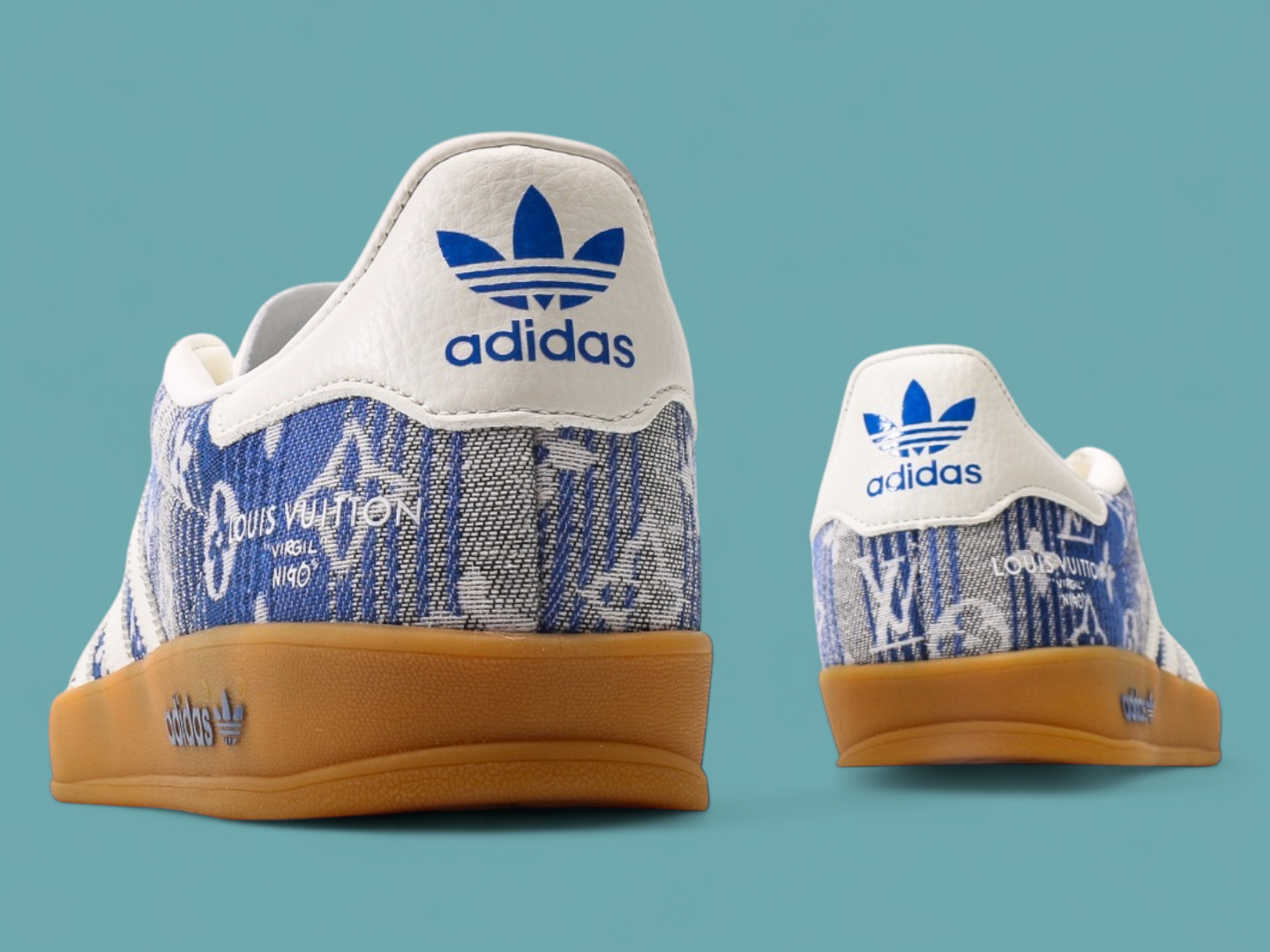 Adidas x White Blue