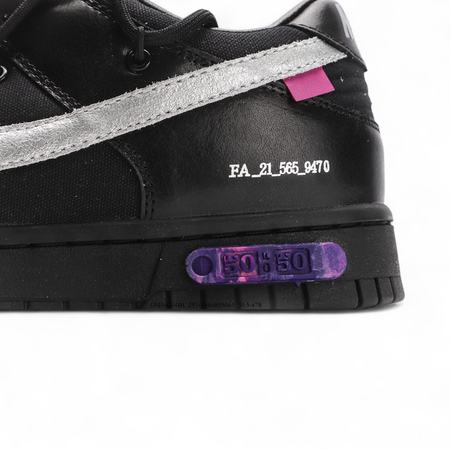 Off-White Nike Dunk Low 1 OF 50 Black