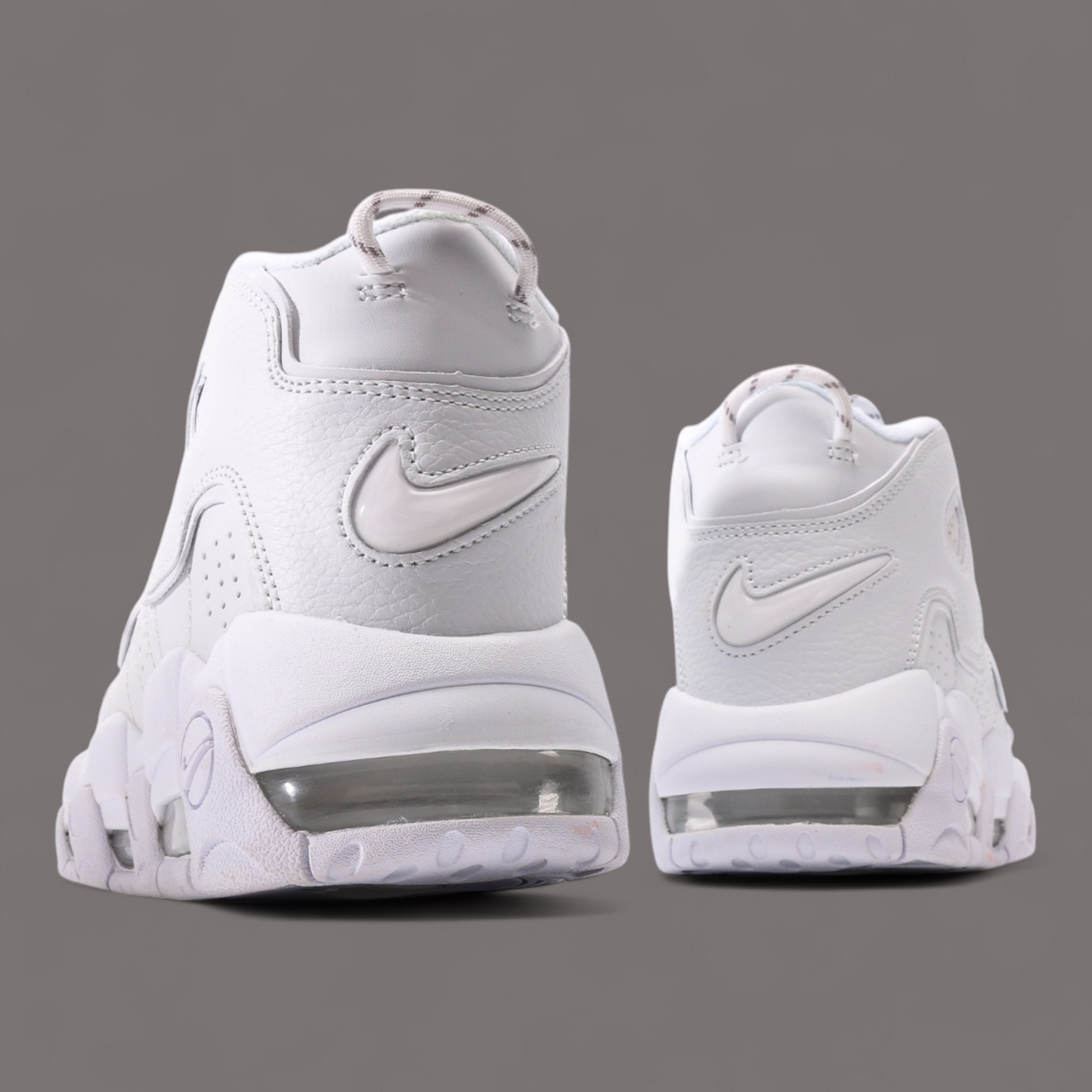 Nike air more uptempo white chrome
