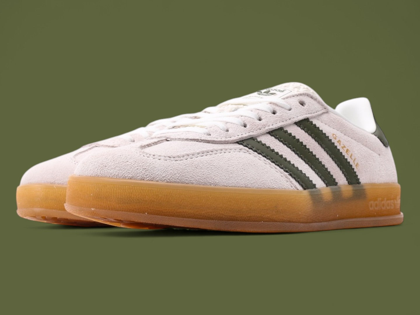 Adidas Gazelle Indoor 'Cream White Green Gum'
