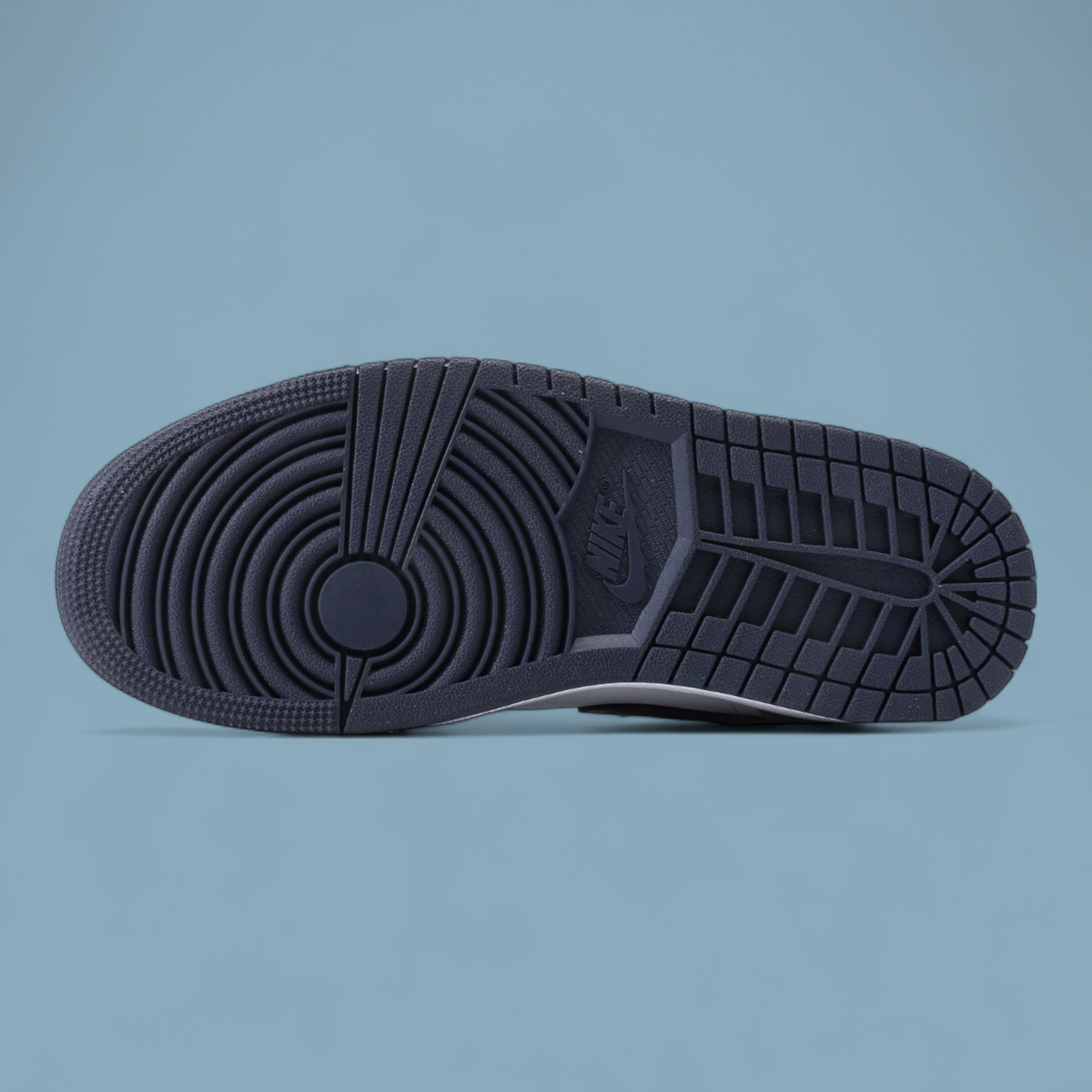 Nike Air Jordan 1 Mid AJ1 Dark Blue Grey