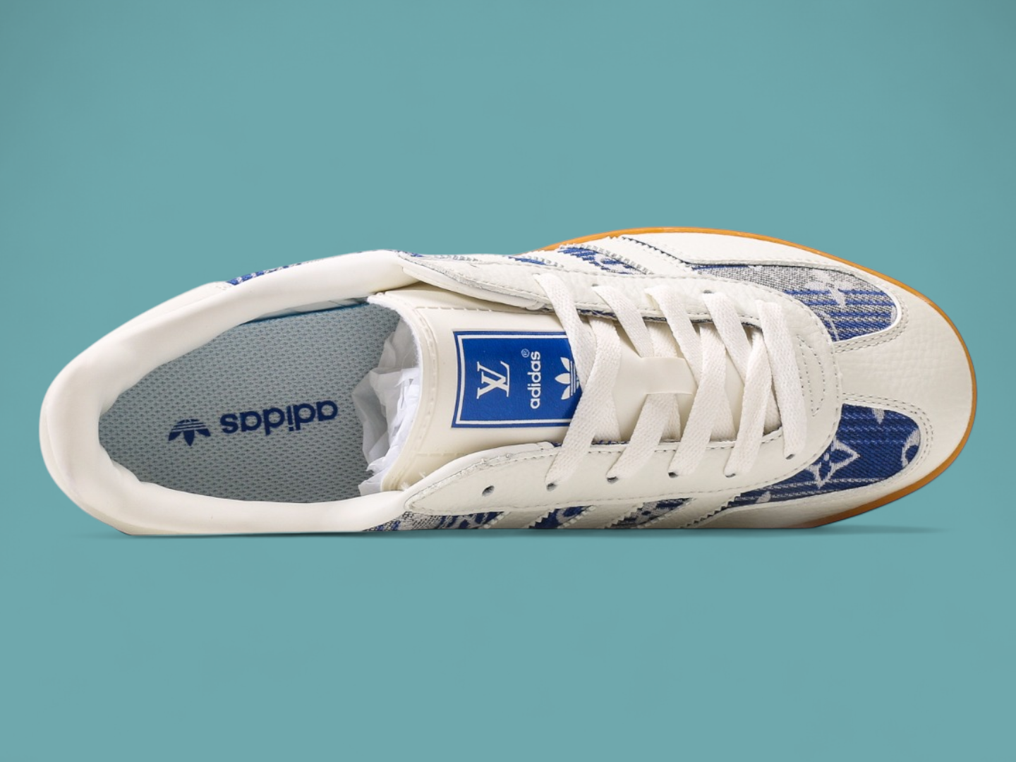 Adidas x White Blue