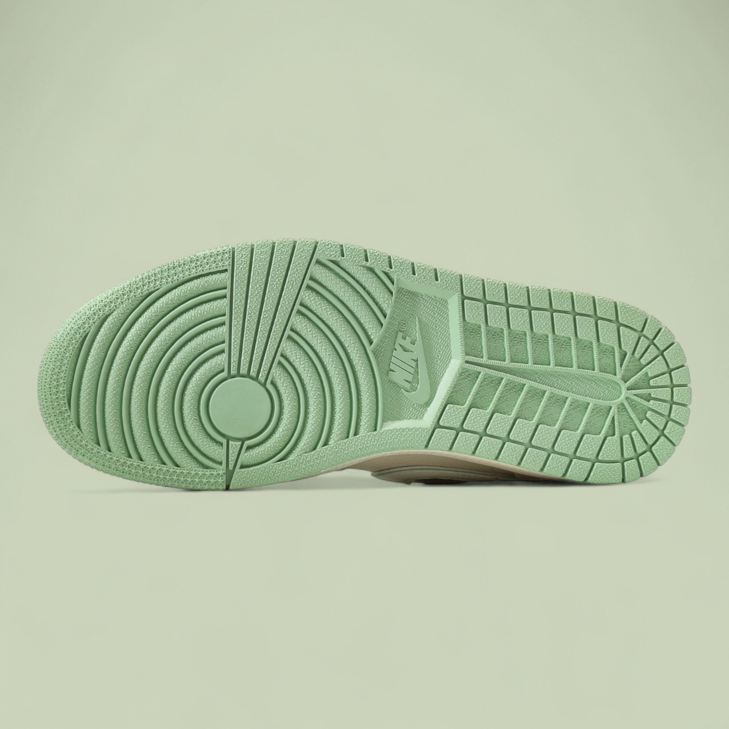 Air Jordan 1 Low GS "White/University Green "