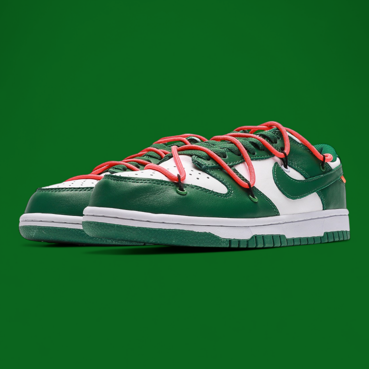 Nike X Off-White Dunk Low "Pine Green"