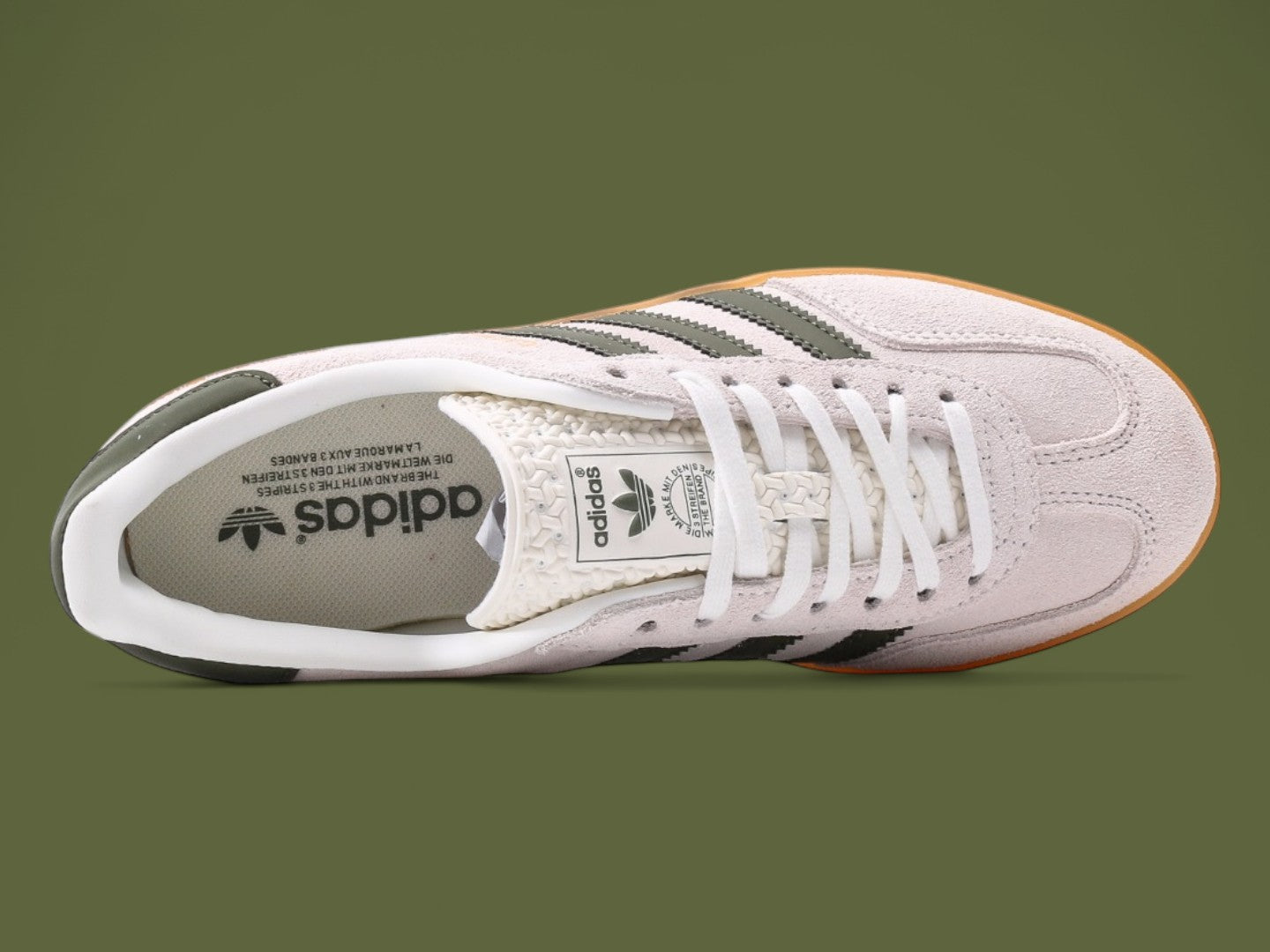 Adidas Gazelle Indoor 'Cream White Green Gum'