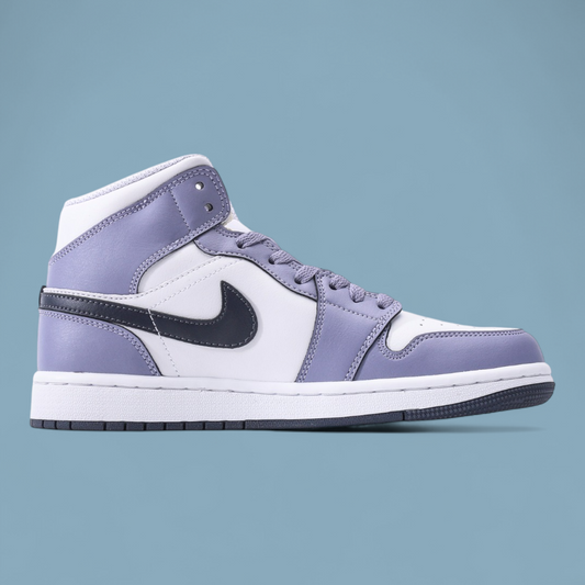 Nike Air Jordan 1 Mid AJ1 Dark Blue Grey