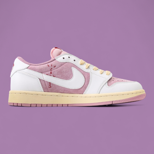 Travis Scott Jordan 1 Low Shy Pink