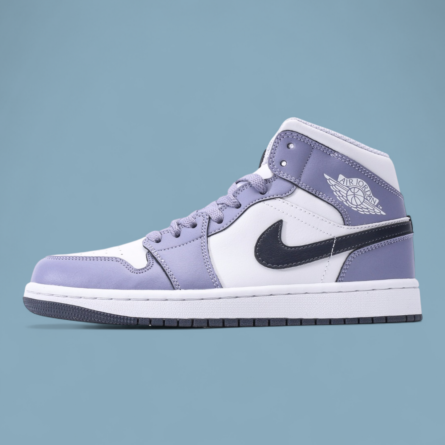 Nike Air Jordan 1 Mid AJ1 Dark Blue Grey