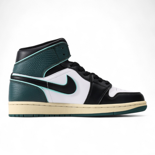 Nike WMNS Air Jordan 1 Mid "Light Dew/Oxidized Green