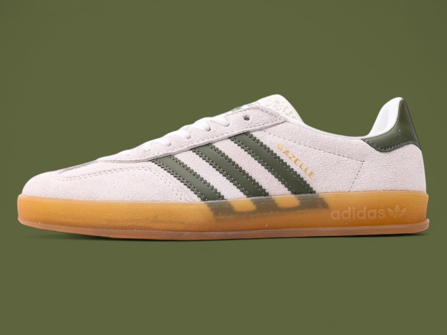 Adidas Gazelle Indoor 'Cream White Green Gum'