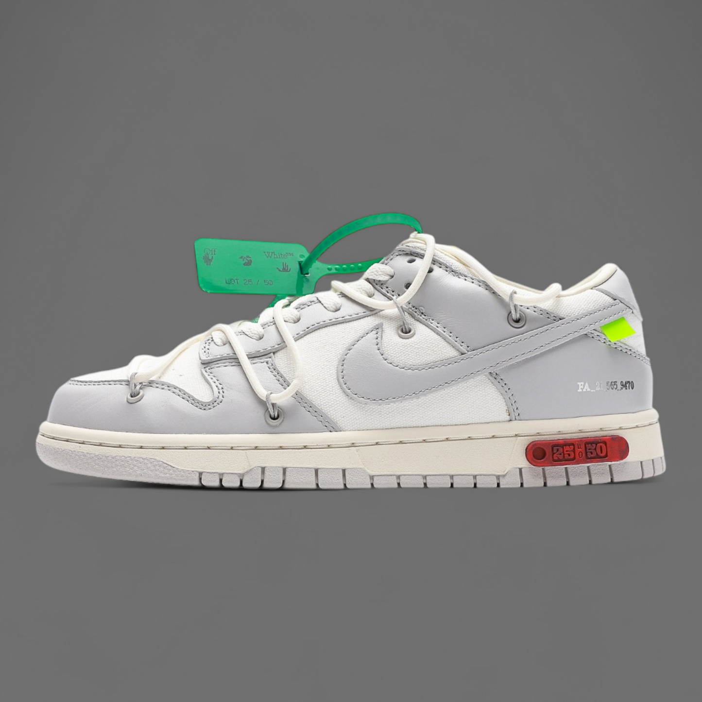 Nike X Off-White x Off-White Dunk Low Sneakers | Grey |