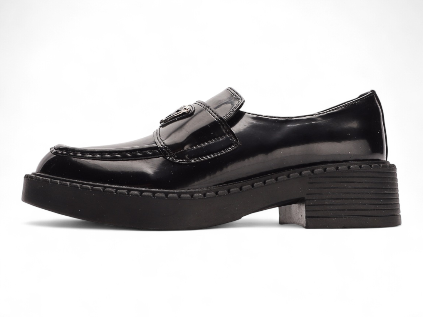 Prada Chocolate brushed leather