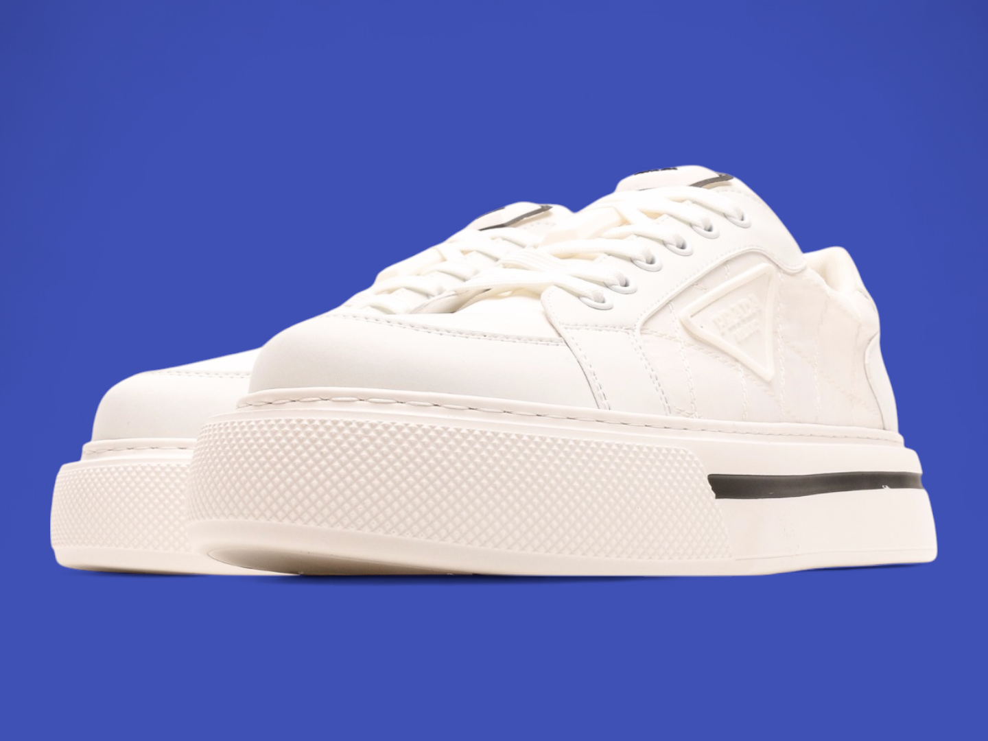 Prada Downtown leather white