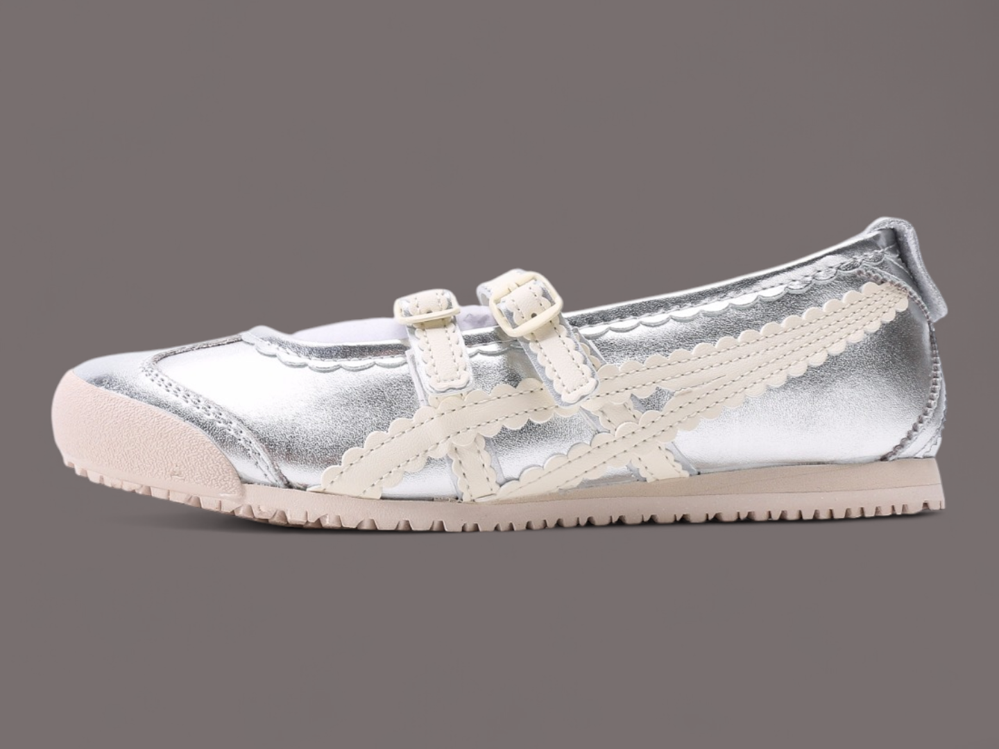 Onitsuka Tiger Mexico 66 Tgrs Silver Cream