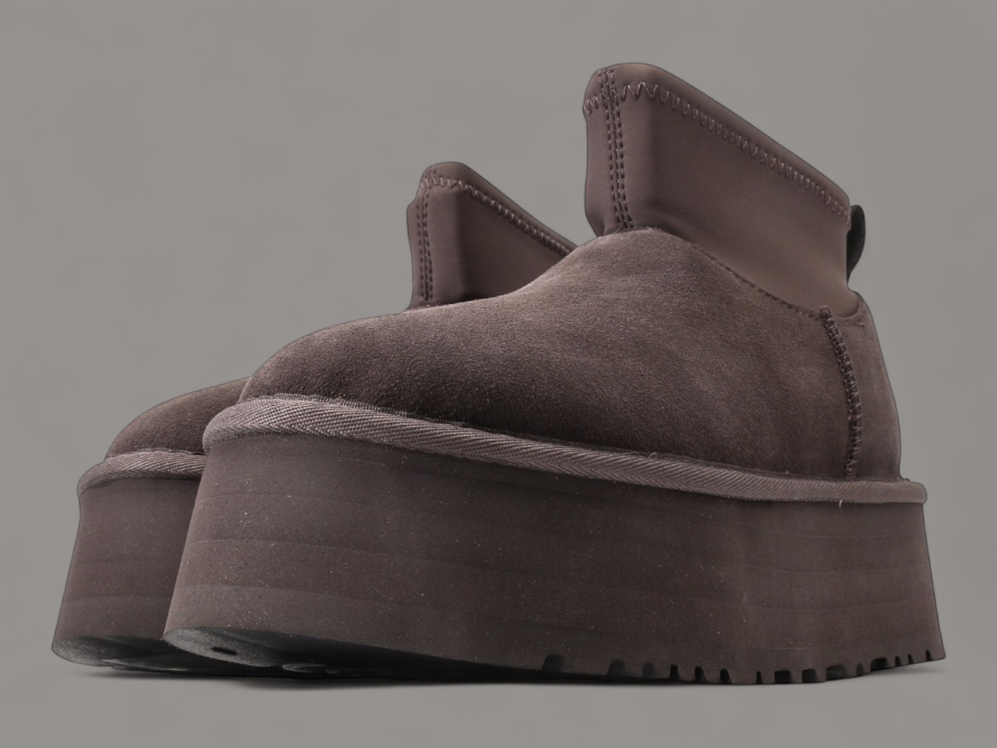 UGG Classic Mini Dipper Boots Grey